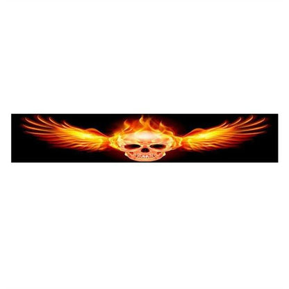 Super Personality Windshield Sticker Car Front Windshield Sticker Stereo Car Stickers Front File Stickers Car Front Rear Sun Strip Visor Vinyl Decal Windshield Cast Film 3D Stickers Decor Front Creative Eyes Skull Sticker For Car Auto Decorative Stickers
