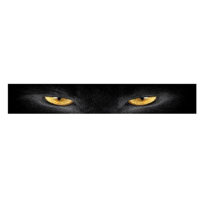 Super Personality Windshield Sticker Car Front Windshield Sticker Stereo Car Stickers Front File Stickers Car Front Rear Sun Strip Visor Vinyl Decal Windshield Cast Film 3D Stickers Decor Front Creative Eyes Skull Sticker For Car Auto Decorative Stickers