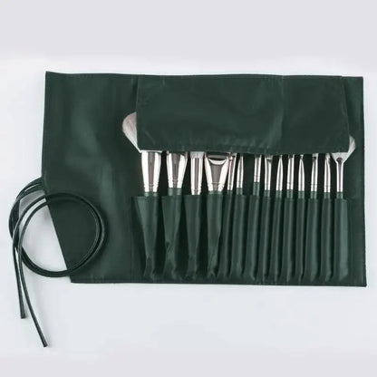 Super Quality 14Pcs Makeup Brushes Set Cosmetic Foundation Powder Blush Eye Shadow Lip Blend Wooden Make Up Brush Tool Kit