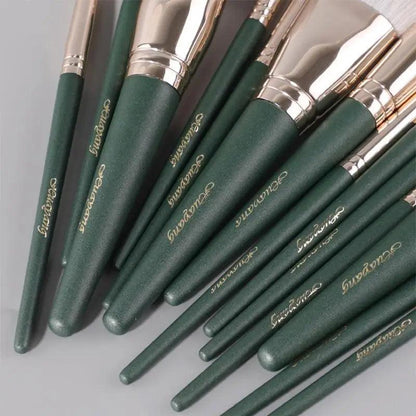 Super Quality 14Pcs Makeup Brushes Set Cosmetic Foundation Powder Blush Eye Shadow Lip Blend Wooden Make Up Brush Tool Kit