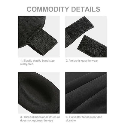 Super Smooth  Eye Shade Sleeping Mask Cover Natural Silk Blindfold For Sleep Comfortable for Full Blackout Sleep Eye Mask With Adjustable Strap