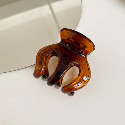 Sweet Flower Shape Hair Clips for Women Girls Hair Claw Chic Barrettes Claw Crab Hairpins Styling Bohemia Hair Jaw Clamps Medium Thick Hair Women