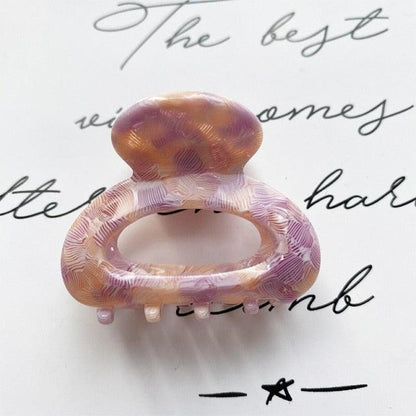 Sweet Mini Acetate Hair Clip for Women Girls Hair Claw Chic Barrettes Crab Hairpins Styling Claw Clips Fashion Hair Gorgeous Hair Accessories For Women