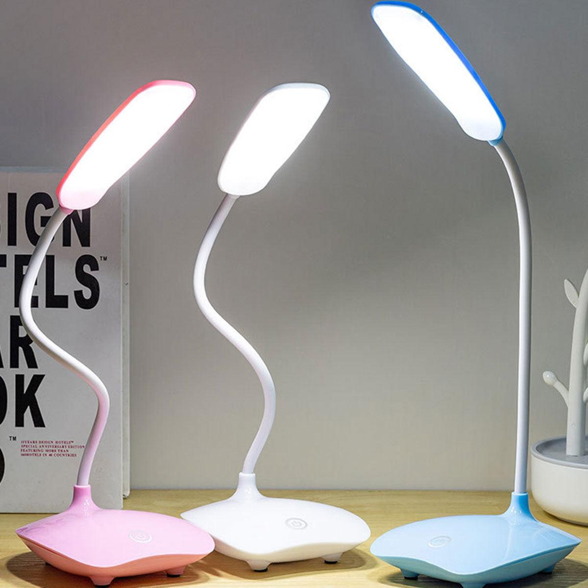 Table Lamp, Rechargeable Table Lamp, Study Room Lamp, Modern Table Lamp, Flexible for Students To Read, Study Room Table Lamp Decorative Table Lamp Cute Study Lamps for Bedroom Décor