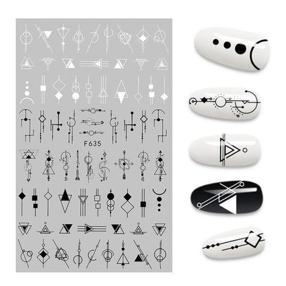 The New 3D Nail Sticker Cool English Letter stickers for nail  Foil Love Heart Design Nails Accessories Fashion Manicure Sticker Stickers Girls Manicure Decoration Nail Art Supplies 3D Self-Adhesive Nail Decals Designer Nail Stickers for Acrylic Nails