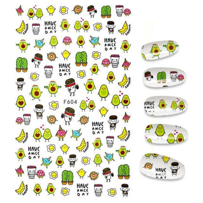 The New 3D Nail Sticker Cool English Letter stickers for nail  Foil Love Heart Design Nails Accessories Fashion Manicure Sticker Stickers Girls Manicure Decoration Nail Art Supplies 3D Self-Adhesive Nail Decals Designer Nail Stickers for Acrylic Nails