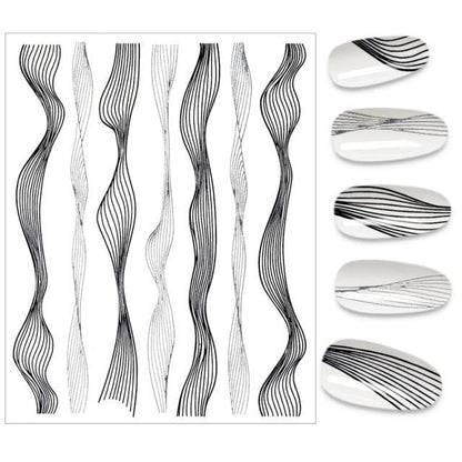 The New 3D Nail Sticker Cool English Letter stickers for nail  Foil Love Heart Design Nails Accessories Fashion Manicure Sticker Stickers Girls Manicure Decoration Nail Art Supplies 3D Self-Adhesive Nail Decals Designer Nail Stickers for Acrylic Nails