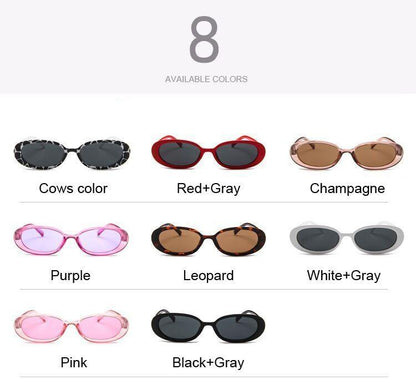 Tiny Small 90s Sunglasses Women Polarized Retro Oval Shape Sunglasses For Woman Designer Sun Glasses For Female Elegant Small Frame Cool Vintage
