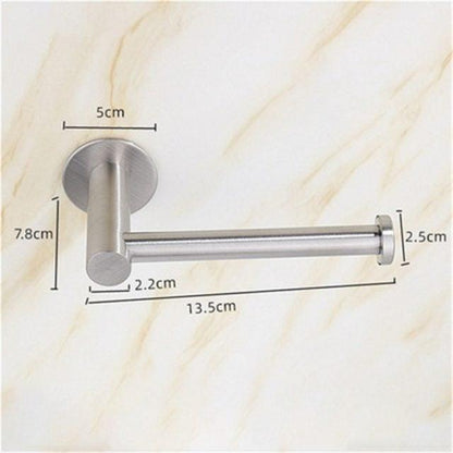 Toilet Wall Mount Toilet Paper Holder Stainless Steel Bathroom Kitchen Roll Paper Accessory Tissue Towel Accessories  Holders Modern Paper Roll Holder Wall Mount Tissue Roll Rack
