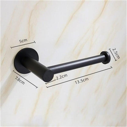 Toilet Wall Mount Toilet Paper Holder Stainless Steel Bathroom Kitchen Roll Paper Accessory Tissue Towel Accessories  Holders Modern Paper Roll Holder Wall Mount Tissue Roll Rack