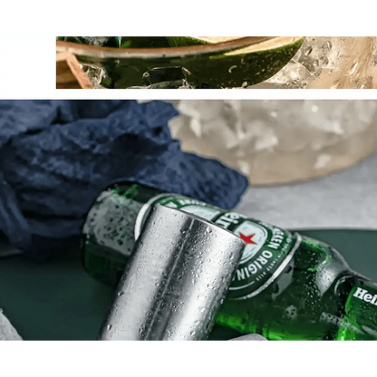 Automatic Beer Bottle Opener Magnet Beer Opener Stainless Steel Push Down Opener Wine Beer Soda Cap Opener Kitchen Accessories