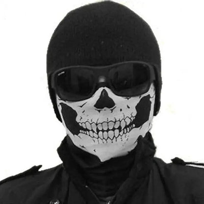 Top Quality Cycling Mask Headwear Halloween Skull Wrap Scarf Warm Washable Headband Breathable Running Bandana Outdoor Sports Equipment