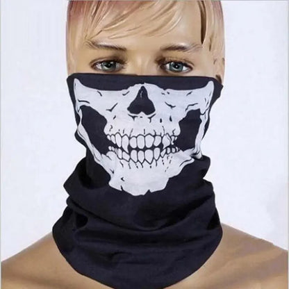 Top Quality Cycling Mask Headwear Halloween Skull Wrap Scarf Warm Washable Headband Breathable Running Bandana Outdoor Sports Equipment