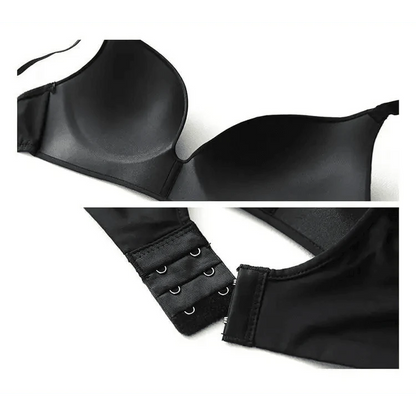 Seamless Bras for Women Push Up Bra No Wire Brassiere A B Cup Underwear Bra Three Quarters 3/4 Cup Thin Soft