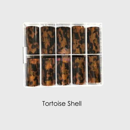 Tortoiseshell Amber Nails Tortoise Shell Nail Art Foil Transfer Decals Wraps Tips Nail Manicure Decorations Leopard Nail Foil Transfer Stickers Leopard Snake Laser Gold Design Nail Foil Decals Art Sticker for Women Manicure Tips
