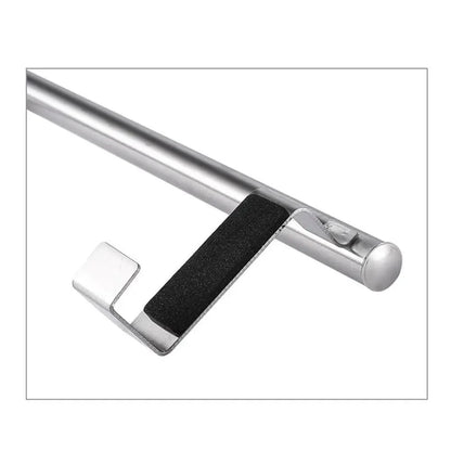 Towel Rack Over Door Towel Bar Hanging Holder Stainless Steel Bathroom Kitchen Cabinet Towel Rag Rack Shelf Hanger Tool Gadget