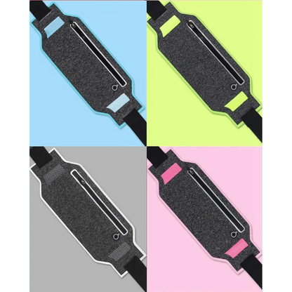 Trendy Slim Running Belt Fanny Pack Fitness Workout Exercise Waist Bag Jogging Belt Bag Gym Fitness Bag Ultra Light Runners Belt Travel Money Belt For Men Women