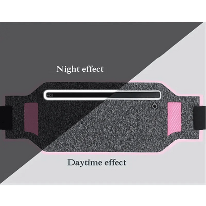 Trendy Slim Running Belt Fanny Pack Fitness Workout Exercise Waist Bag Jogging Belt Bag Gym Fitness Bag Ultra Light Runners Belt Travel Money Belt For Men Women