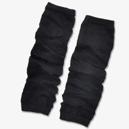 Trendy Winter Long Section Of Wool Fingerless Gloves Casual Wear Gloves In Winter For Women Long Fingerless Gloves Womens Winter Warmer Knitted Arm Sleeve Casual Soft Gloves Arm Warmer