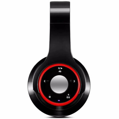 Wireless Headset Bluetooth Earphones and Headphone Foldable Adjustment Bluetooth Wired Headphones TF Card MP3 FM Radios For Online Class Business Trip Travel Video Conference