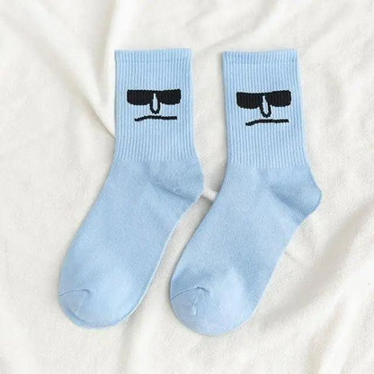 Trendy Women Candy Colors Casual Funny Socks Girl Socks Unisex Women Socks Stylish Socks Funny socks Cute Cool Colorful Cotton socks for Women and Men Cozy Gifts