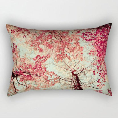 Tropical Plants Flowers Beauty Pattern Pillow Covers Short Plush Tropical Palm Leaves Throw Pillow Cover Summer Exotic Jungle Plant Tropical Palm On The Geometric Cotton LinGEOen Decorative Rectangular Pillowcase Rectangle Small Pillow Cases