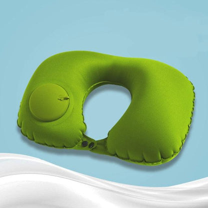 U-Shape Travel Pillow For Airplane Inflatable Neck Pillow Travel Accessories Comfortable Sleep Pillows Travel Accessories Comfortable Sleep Pillows Inflatable Neck Pillow Inflatable U Shaped Travel Pillow Car Head Neck Rest Air Cushion For Travel