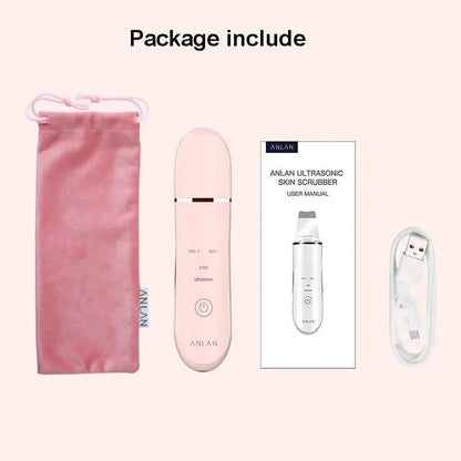 Ultrasonic Derma Skin Scrubber Pen for Face Cleansing Dead Skin Cleaner - Skin Care Tools Beauty Modern Tool