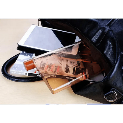 Unique Design Portable Book Paper Cup Botlte Flat Water Bottle Clear Paper Pad Water Bottle Flat Drinks Kettle Notebook Drink Bottle for Water