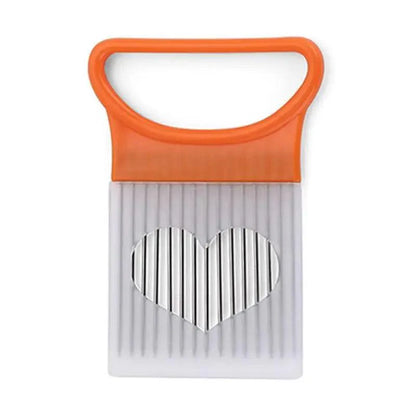 Unique Style 1PC Stainless Steel Onion Needle Onion Holder Handheld Simple Slicer Fruit Vegetable Cutter Potato Kitchen Tool Bar Accessories