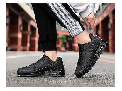 Unisex Air Cushion Sneakers Men's Colorful Casual  Fashion Jogging Sneakers Outdoor Sports Sneakers Lace Up Unisex Walk Women's Air Athletic Running Sneakers
