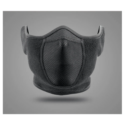 Unisex Breathable Black Half Ski Windproof Sport Mask Face Cover Ear Warmer For Winter Weather Men Running Thermal Masks Scarf Snowboard Ski Mask Neck Warmer
