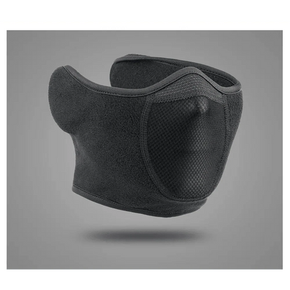 Unisex Breathable Black Half Ski Windproof Sport Mask Face Cover Ear Warmer For Winter Weather Men Running Thermal Masks Scarf Snowboard Ski Mask Neck Warmer
