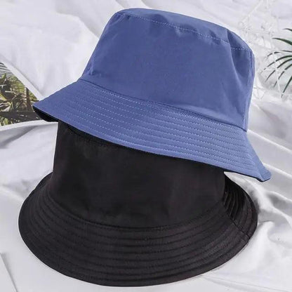 Unisex Double-faced Bucket Hat Colorful Sunscreen Women One Size Hat Outdoor Activities Modern Men Hats