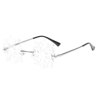 Unisex Elegant Diamond Shape Rimless Sunglasses Vintage Sun Glasses Cute Designs Excellent Gift For Summer