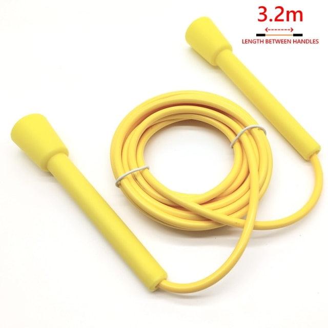Unisex Jump Rope Stripe Ropes With Plastic Handles For Any Skill Level Sports Segmented Jump Rope For Outdoor Fitness Gym Men Women Kids Best For Sports Outdoors Jumping Rope 2.9m