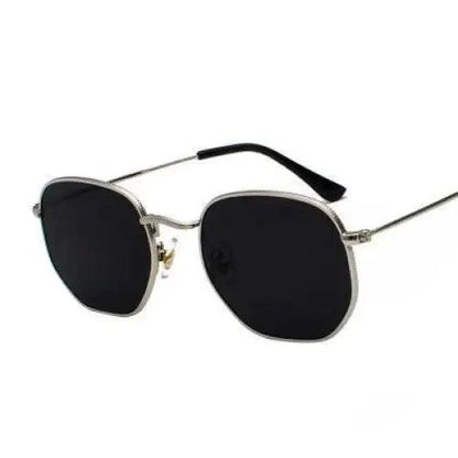 Unisex Luxury Summer Square Men Sunglasses UV400 Sun Glasses Women Metal Frame Glasses Ladies Eyewear