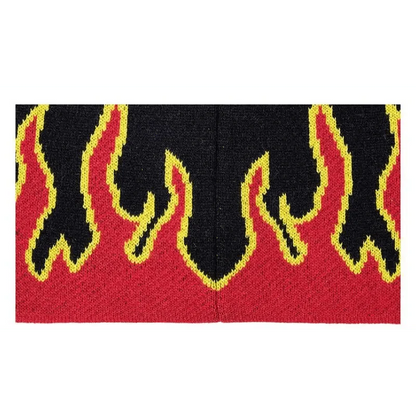 Unisex Modern Fire Design Soft Warm Beanies Comfortable Winter One Size Caps For Men And Women