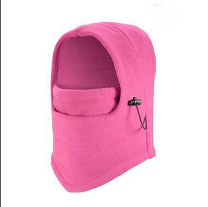 Unisex Polar Fleece Hood Hat Casual  Beanie Ski Snow Cap Snood Scarf Warmer Thermal Neckerchief Drawstring Soft Balaclava Pullover Knitted Beanie for Adults Men Women Ski Caps New Balaclava Party Mask Hat Caps For Skiing Bicycle Cycling Outdoor Headwarmer