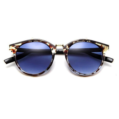 Unisex Vintage Round Shape Sunglasses Retro Women Design Luxury Popular Summer Sun Glasses Comfortable Classic Outdoor Eyewear UV400 Lens Trendy Sunglasses