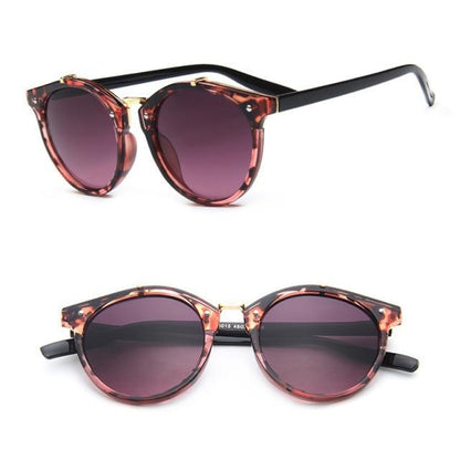 Unisex Vintage Round Shape Sunglasses Retro Women Design Luxury Popular Summer Sun Glasses Comfortable Classic Outdoor Eyewear UV400 Lens Trendy Sunglasses