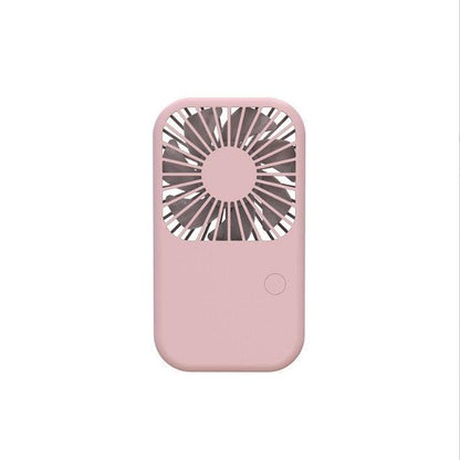 USB Mini Fan Portable Pocket Fan Cartoon Handheld Desktop Rechargeable Standing Fan Three Gear Wind Speed Regulation Battery Operated USB Small Fan with 3 Speeds for Home Office Car Outdoor Travel