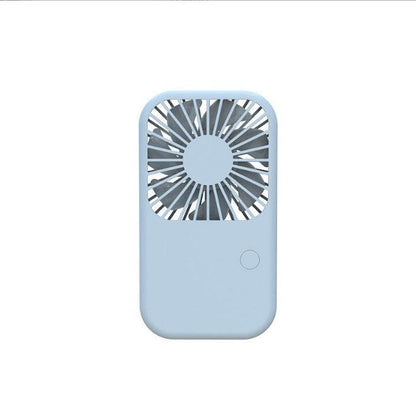 USB Mini Fan Portable Pocket Fan Cartoon Handheld Desktop Rechargeable Standing Fan Three Gear Wind Speed Regulation Battery Operated USB Small Fan with 3 Speeds for Home Office Car Outdoor Travel
