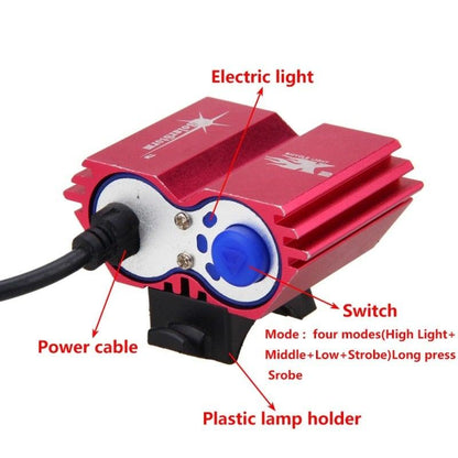 USB Waterproof Bike Light LED Front Bicycle Headlight Dual Lamps Super Bright LED Cycling Bike Light Front Headlight 4 Modes Bikelight Headlamp Rechargeable USB Led Lamp 8000LM
