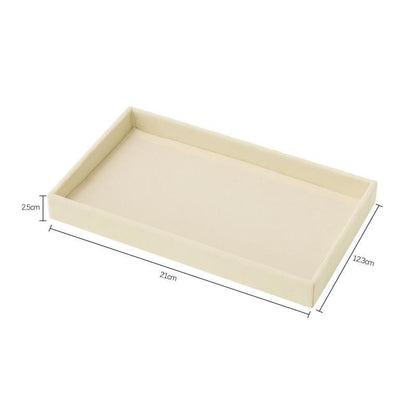 Velvet Jewelry Tray Handicraft Accessories Storage Ring Earring Necklace Finished Product Display Box Grey Beige Organizer Jewelry Storage Organizer Drawer Tray for Necklaces, Rings, Bracelets and Earrings