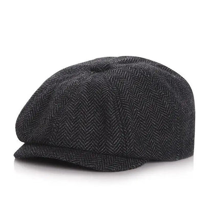 Vintage Children Winter Beret Caps Cute Octagonal Beret Soft Hat Comfortable Retro Style Caps For Children