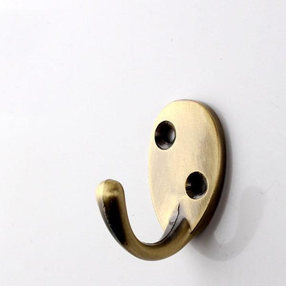 Vintage Hangers Hook Zinc Alloy Wall Hook Bronze Cloth Coat Bag Hat Hanging Hooks Bathroom Kitchen Antique Racks with Screws Vintage Antique Iron Bronze Hooks