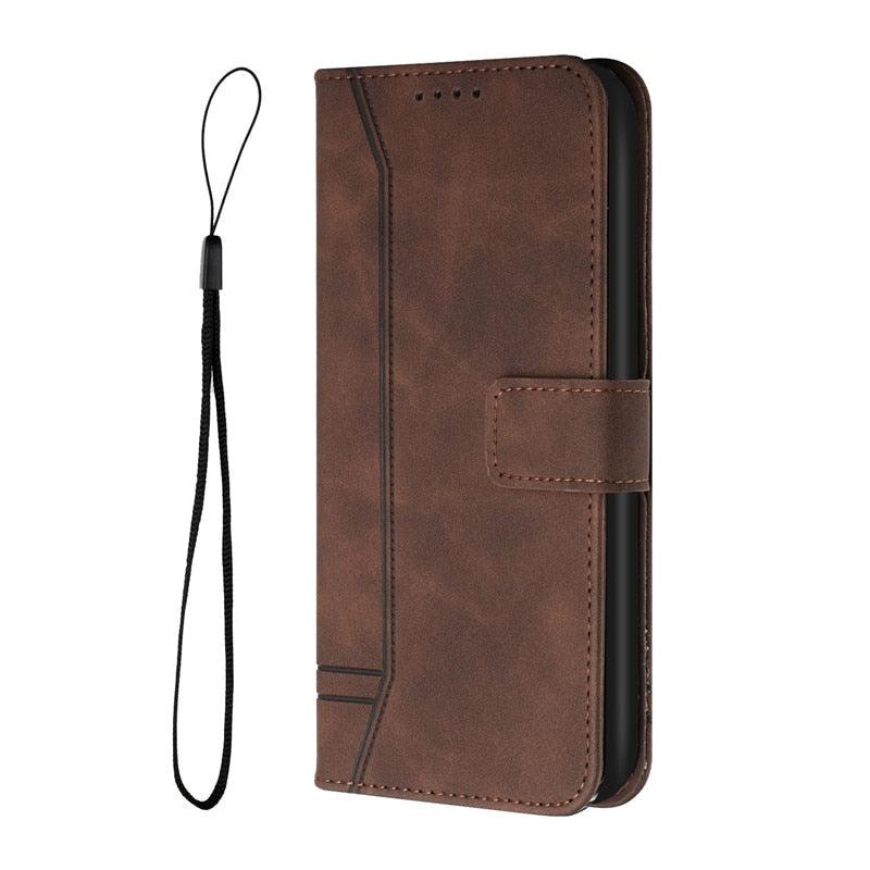 Vintage High Quality PU Leather Wallet Case Wrist Strap Heart Shaped Embossed Phone Case For Xiaomi Redmi 10C Case Redmi 10C Retro Wallet Leather Flip Phone Case For Xiomi Xiaomi Redmi10C 10 C Protect Cover