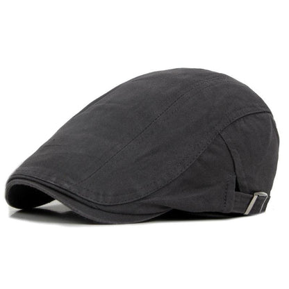 Vintage Men Beret Hats Classic Simple Winter Warm Caps Cotton Comfortable Autumn Beret Flat Hat Quality Durable Retro Men's Hat Unique Berets For Men Retro Cap