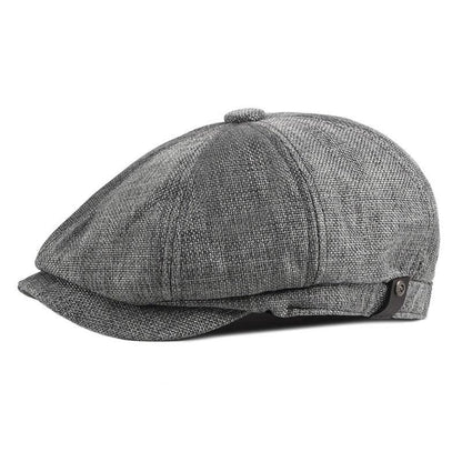 Vintage Men Beret Hats Classic Simple Winter Warm Caps Cotton Comfortable Autumn Beret Flat Hat Quality Durable Retro Men's Hat Unique Berets For Men Retro Cap